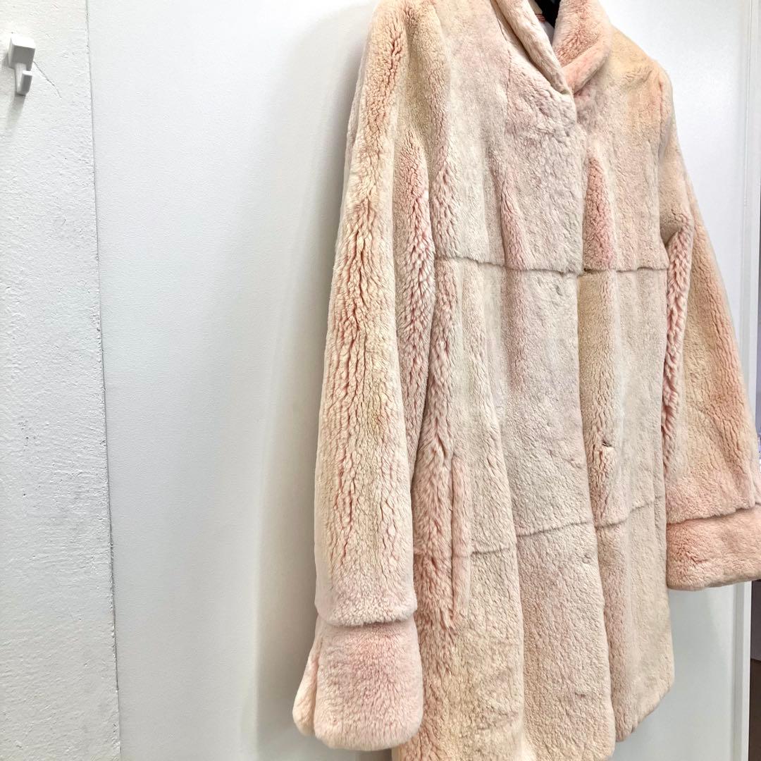 NORTH BEACH ノースビーチ ミンク ファー 毛皮 コート ピンク 韓国