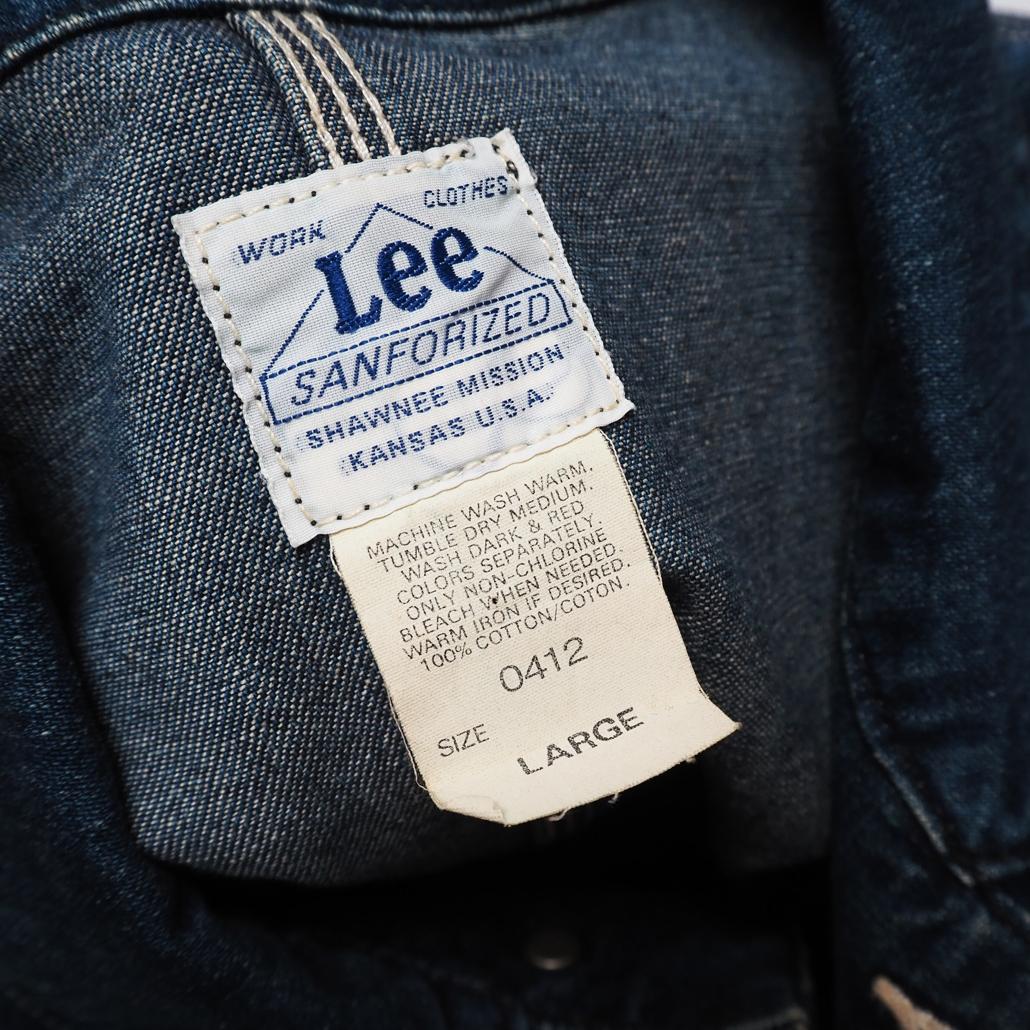90s 日本製 Lee 91-J ハウスタグ復刻 Lot.0412 カバーオール
