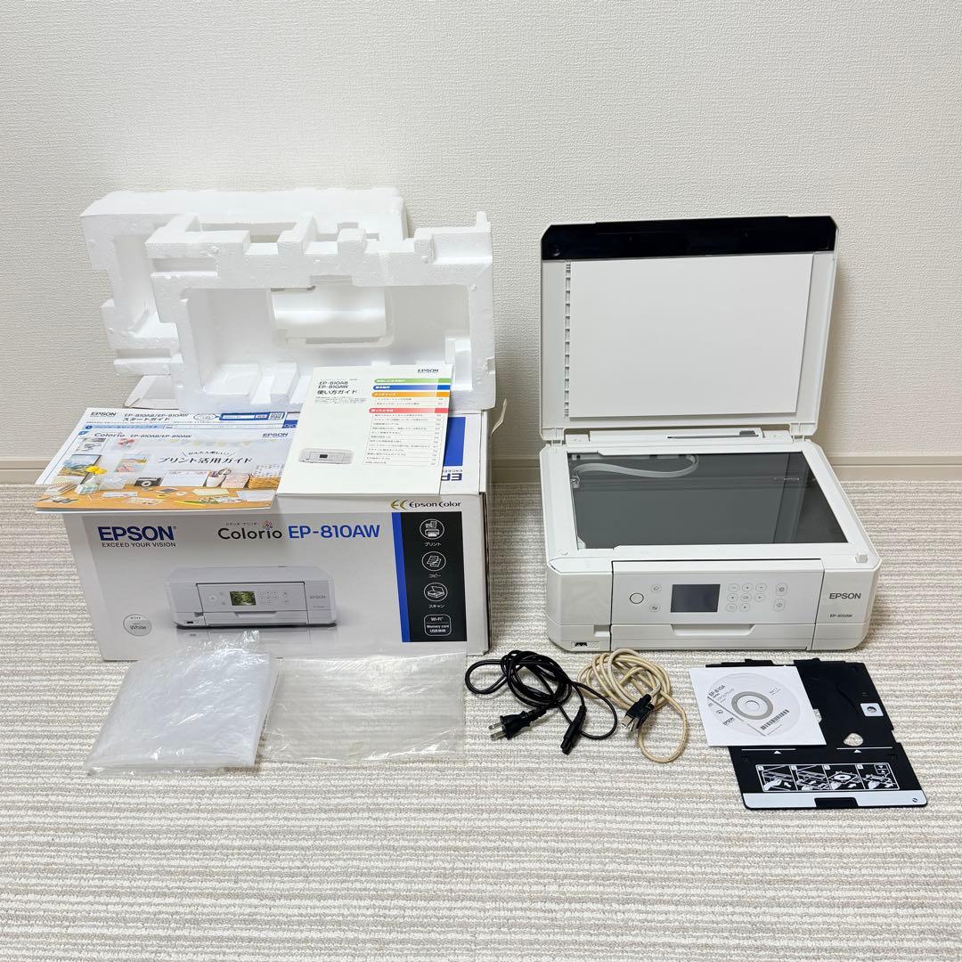 EPSON EP-810AW インクジェットプリンター エプソン 白 ジャンク