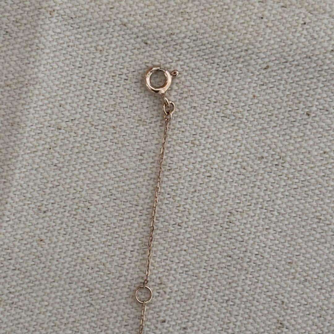 ete ピンクゴールド ダイヤモンド ネックレス