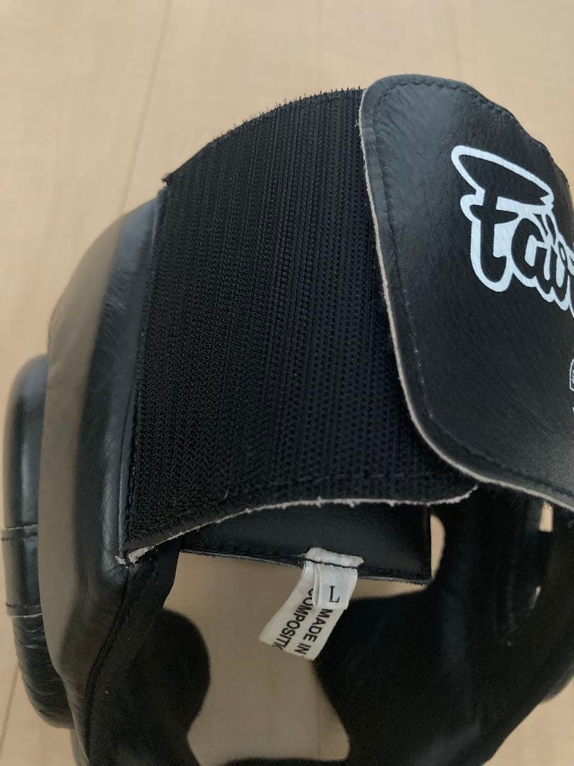 最終価格 Fairtex HG13 ヘッドギア ブラック L