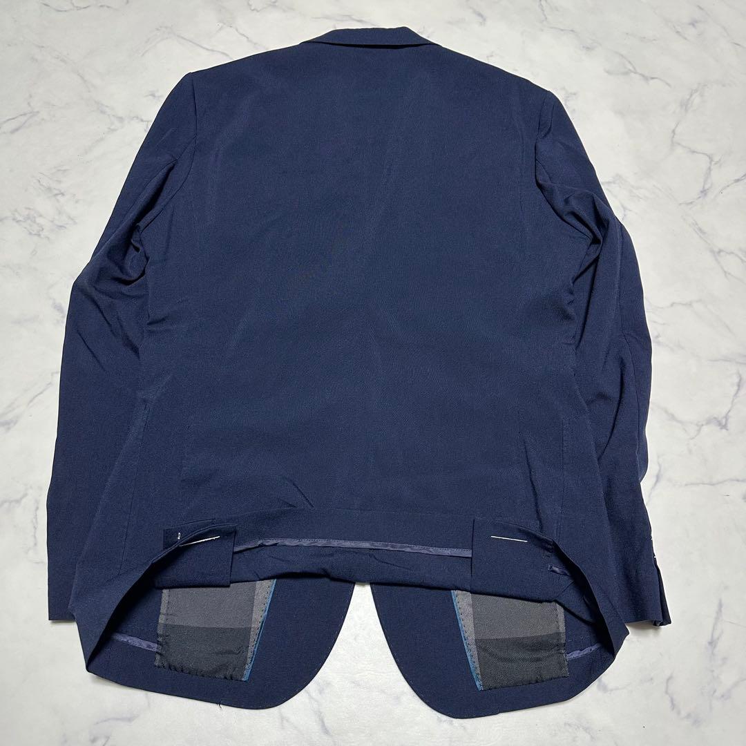 未使用品　ブラックレーベルクレストブリッジ　ネイビージャケット　裏地チェック　L