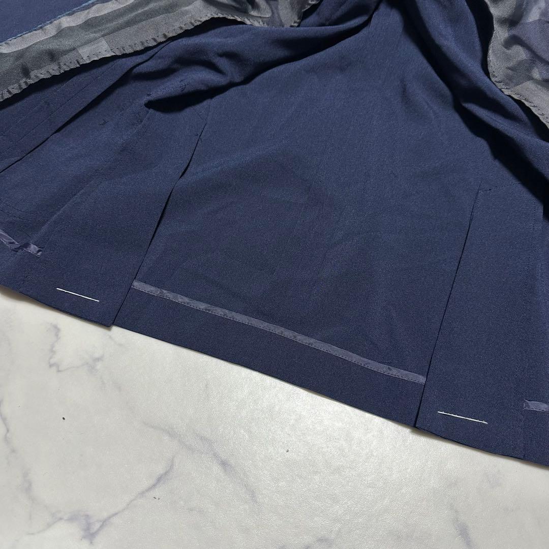 未使用品　ブラックレーベルクレストブリッジ　ネイビージャケット　裏地チェック　L