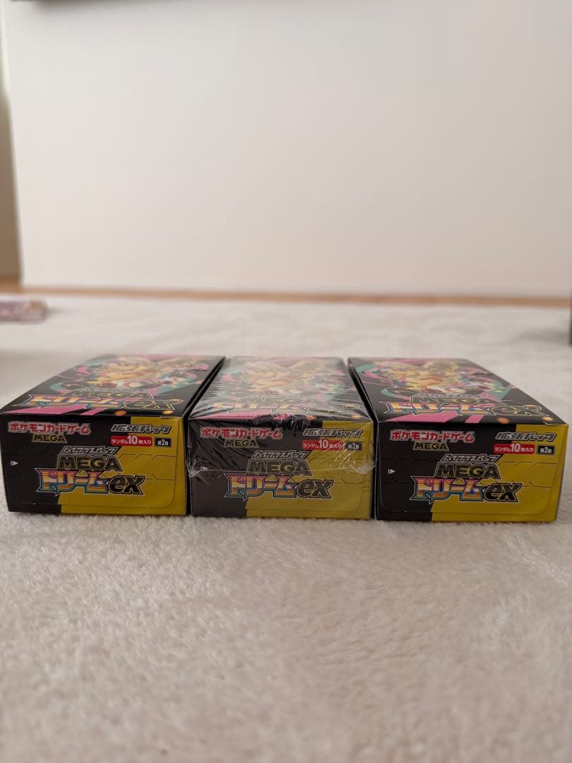 ポケモンカード メガドリームex 3BOX シュリンク