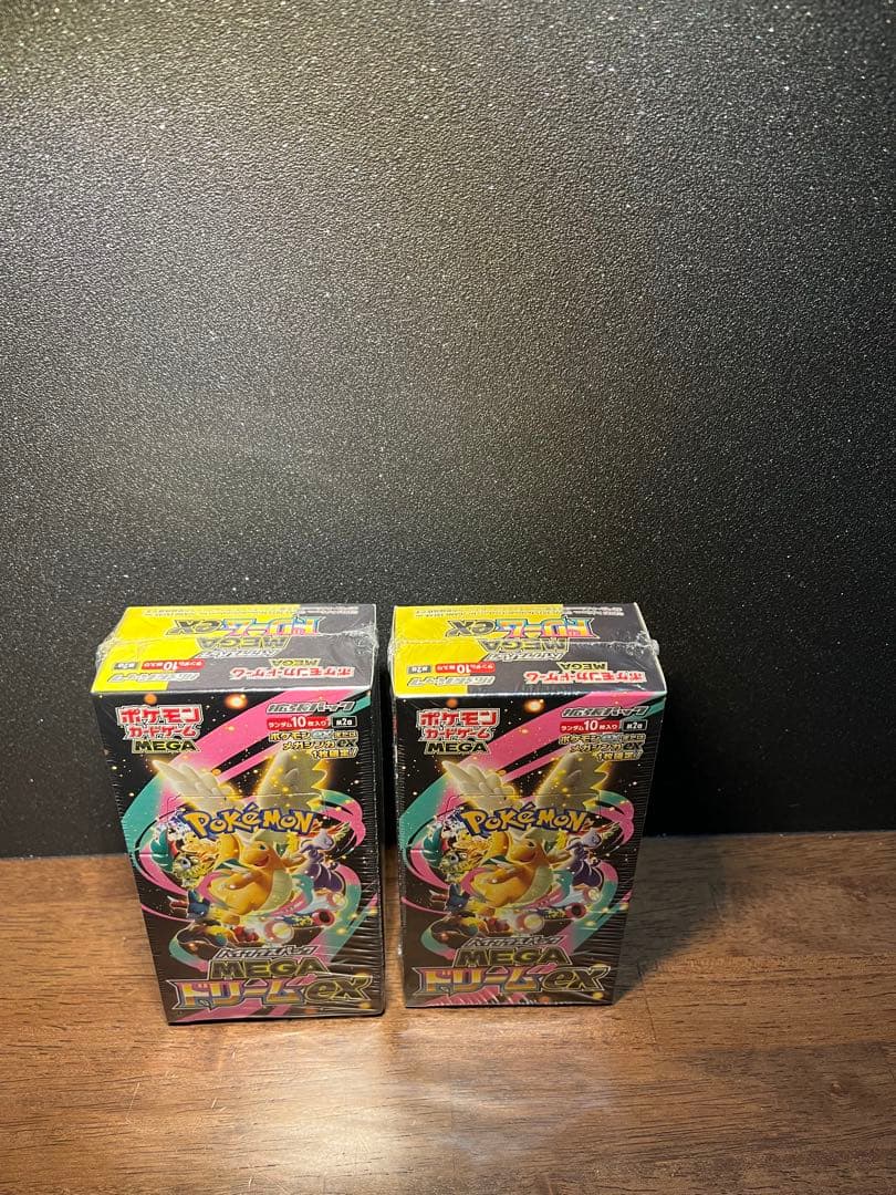 【シュリンク付】ポケモンカードゲーム MEGAドリームex 2BOX　新品未開封