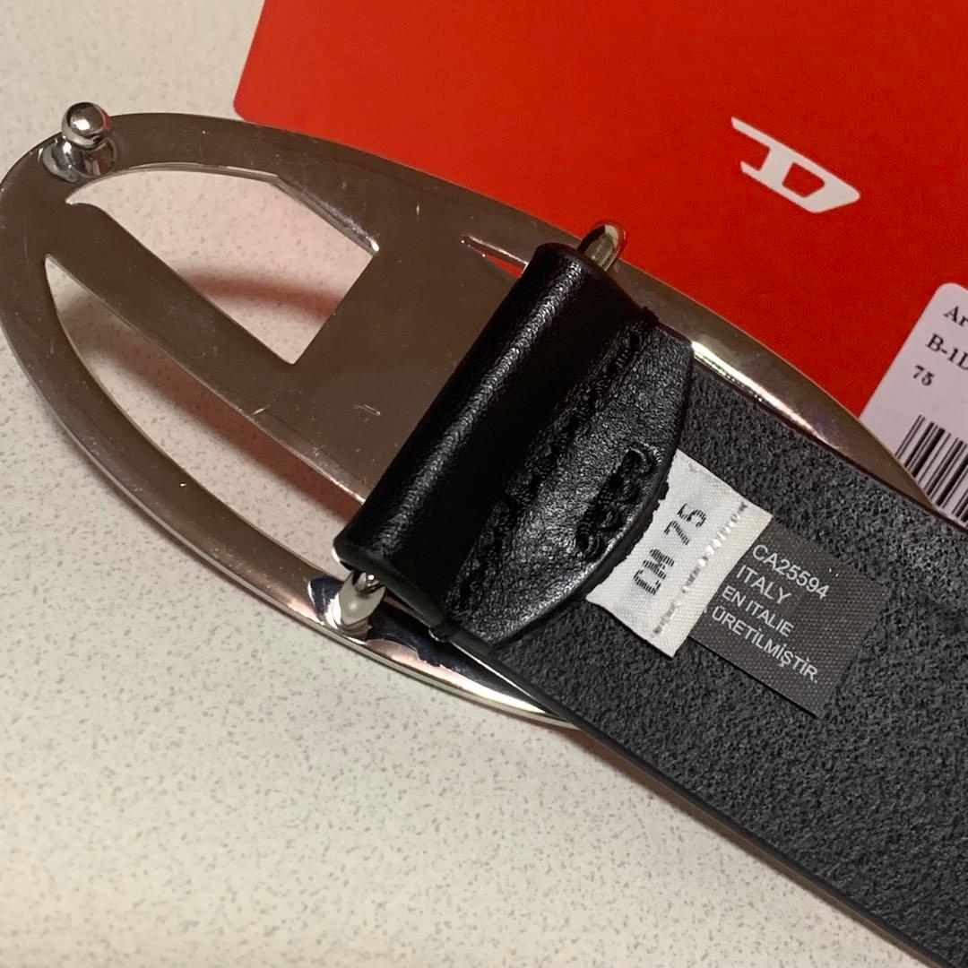 DIESEL ディーゼル B-1DR STRASS レザーベルト 75