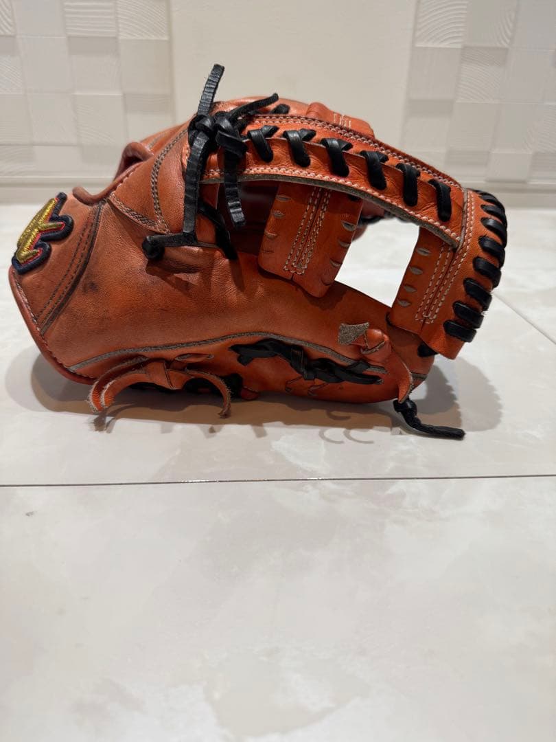 ATOM'S 硬式野球グローブ オレンジ