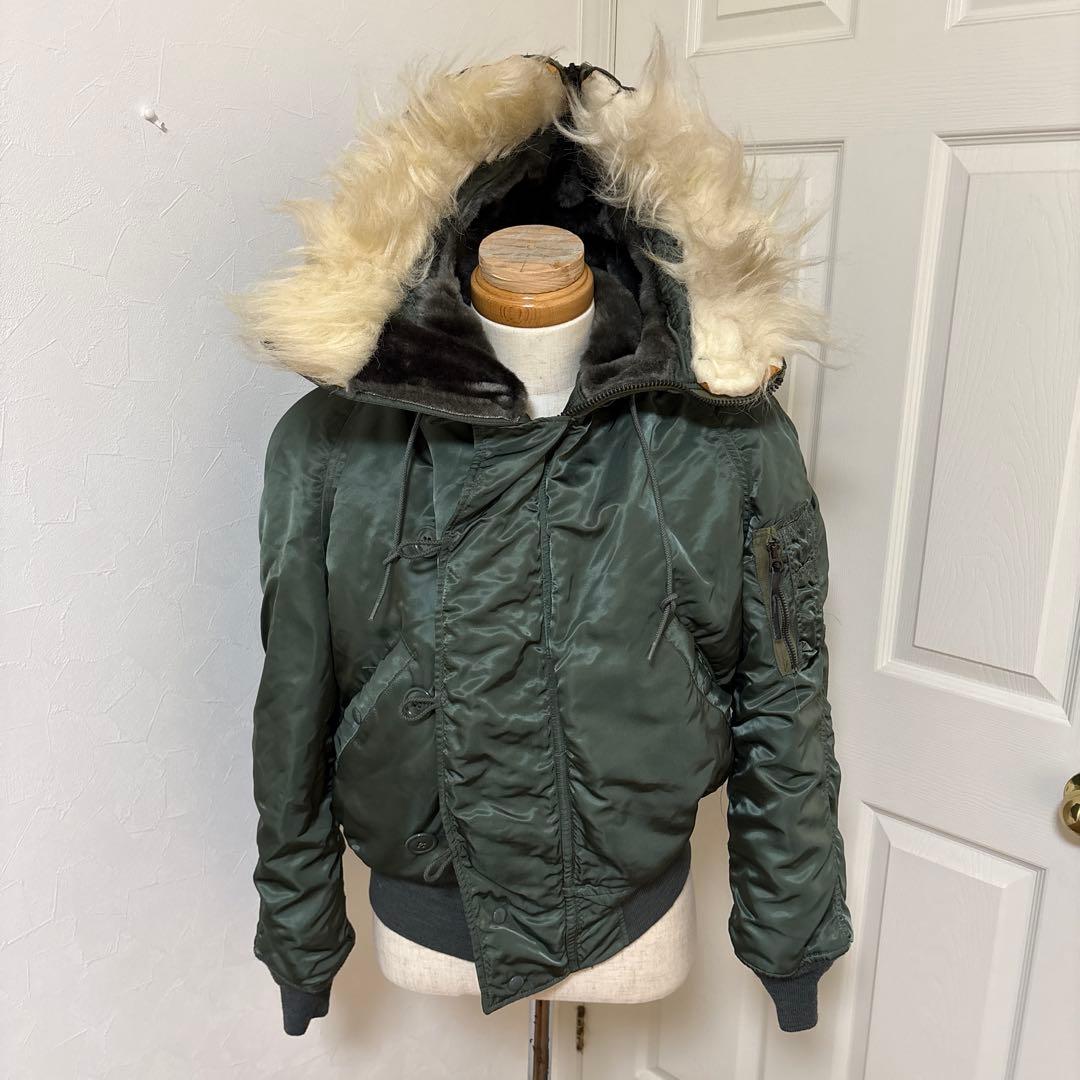 【米軍実物】70s alpha/アルファN-2B フライトジャケット M