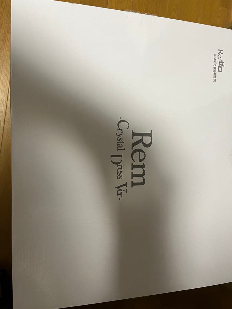 渋谷スクランブル　リゼロ レム フィギュア crystal dress ver