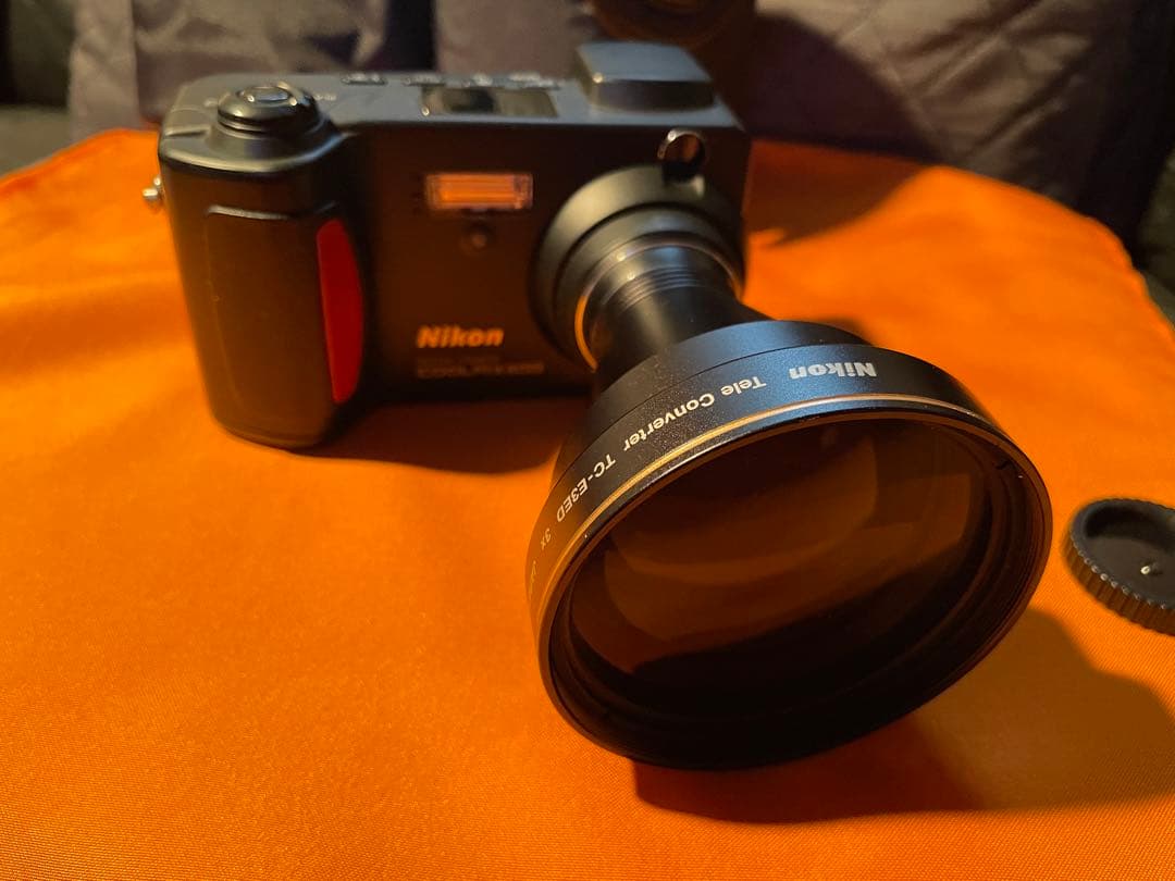 Nikon COOLPIX800 付属品1.8&3倍テレコン、偏光フィルター他