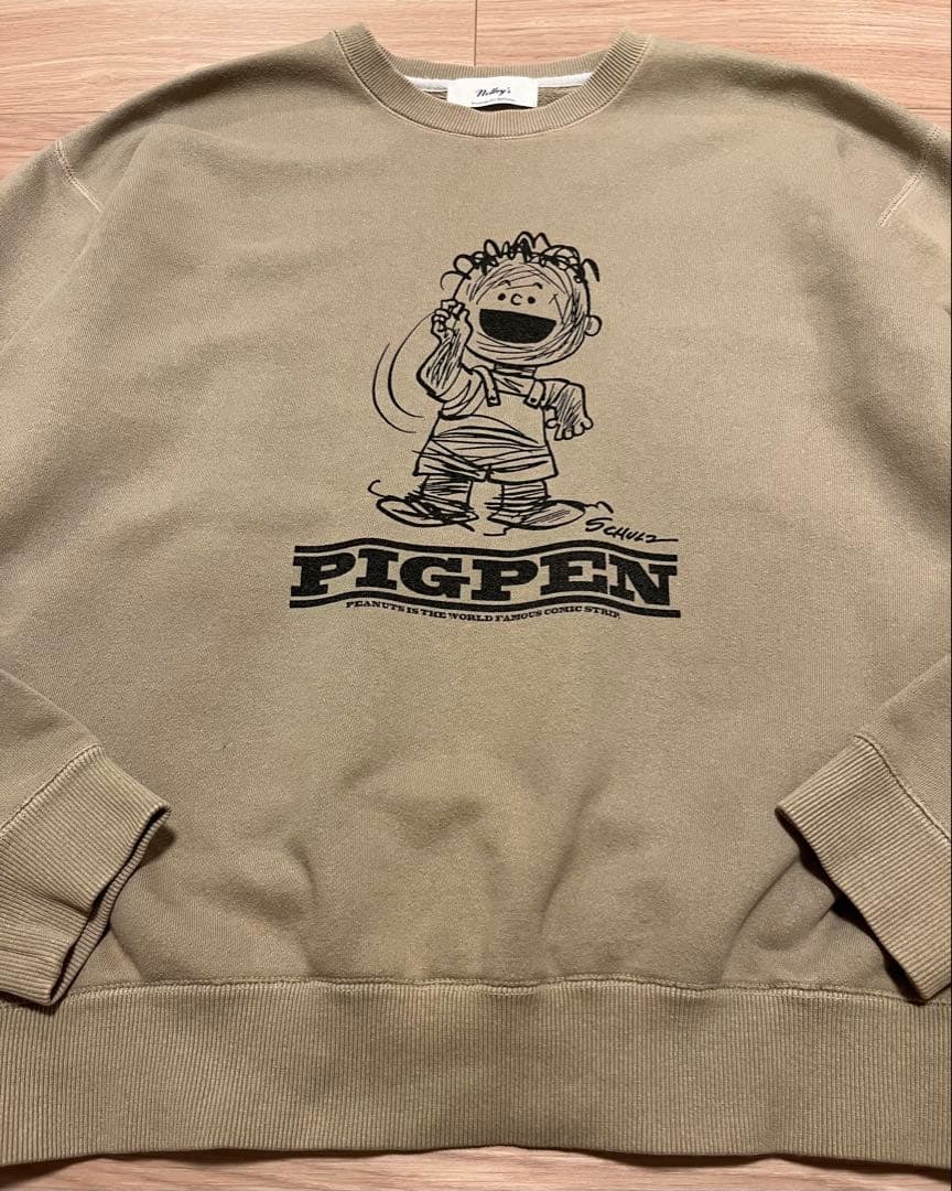 PEANUTS NOLLEY'S スヌーピー ピッグペン スウェット 古着 XL