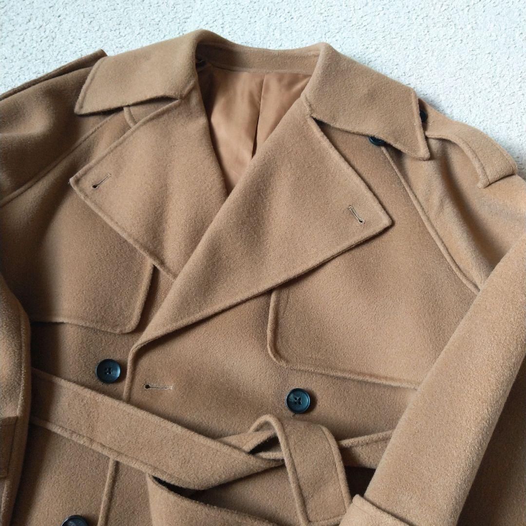 anuans アニュアンス リバーウールミドルトレンチコート