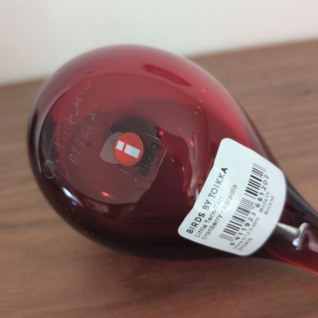 新品箱付＊＊オイバ・トイッカ ＊ガラスの鳥 コアジサシクランベリー