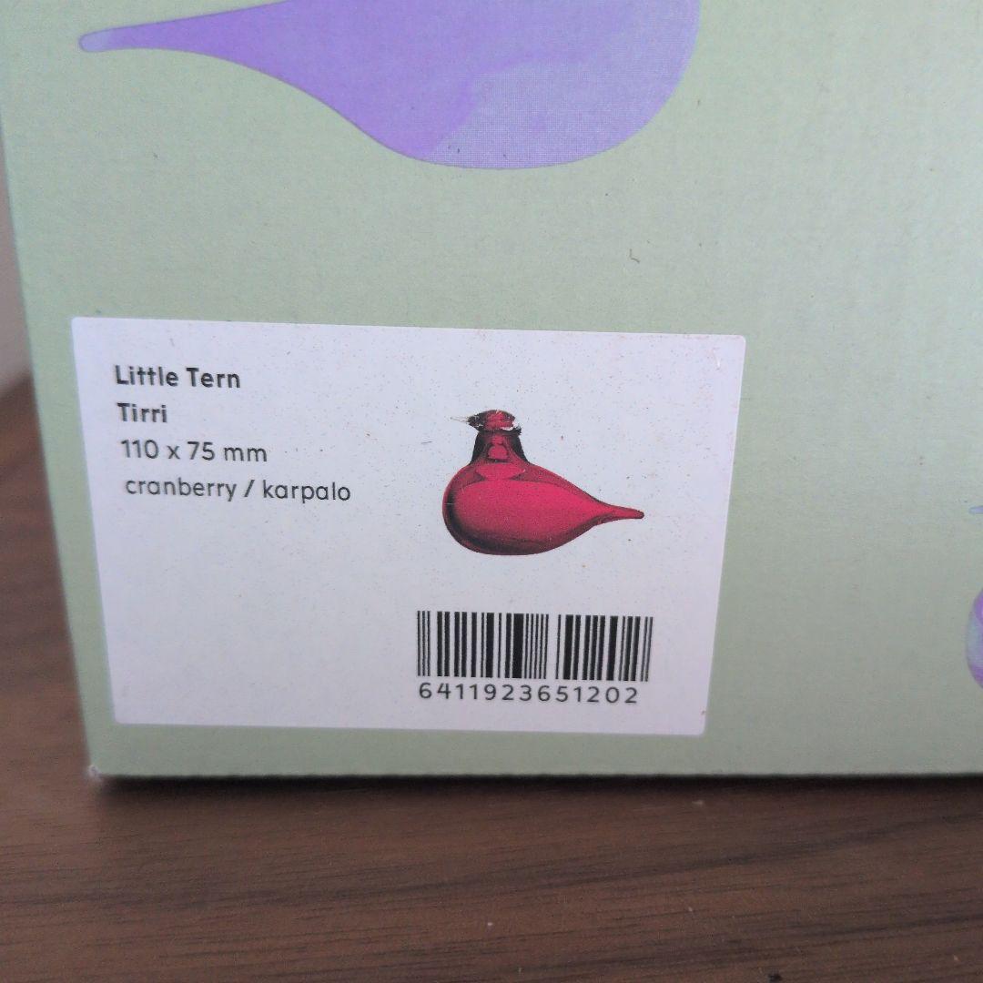 新品箱付＊＊オイバ・トイッカ ＊ガラスの鳥 コアジサシクランベリー