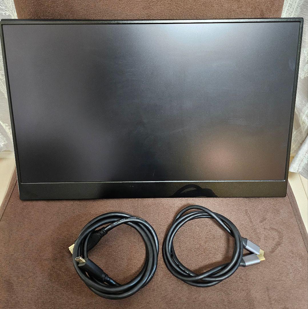 タッチディスプレイ　15インチ　モバイル　カバー付き