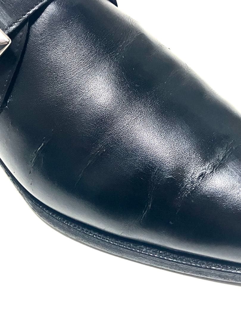 【良品】クロケット&ジョーンズ シングルモンク7 1/2E(27cm)