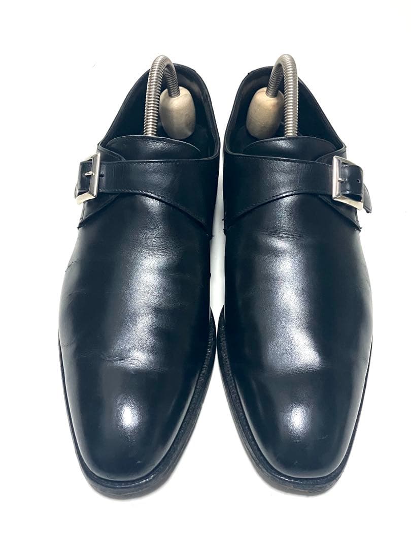 【良品】クロケット&ジョーンズ シングルモンク7 1/2E(27cm)