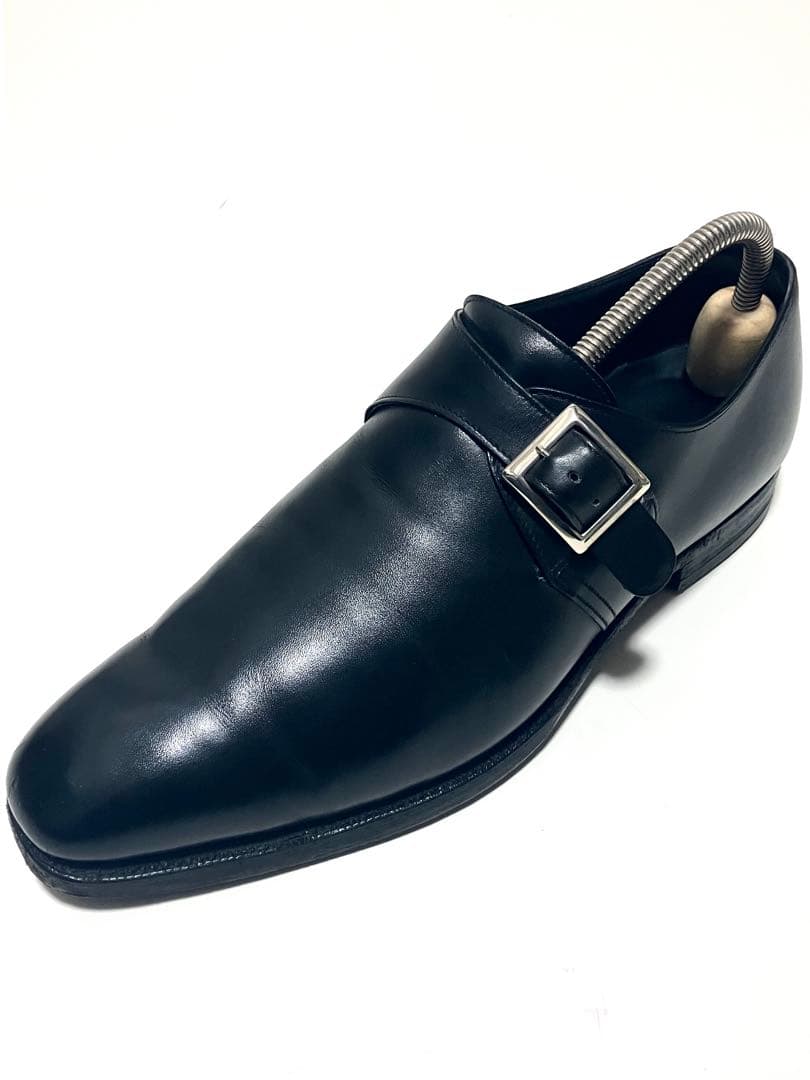 【良品】クロケット&ジョーンズ シングルモンク7 1/2E(27cm)