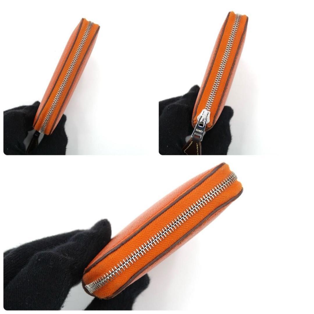 エルメス アザップ コンパクト オレンジ ケース ヴォーエプソン