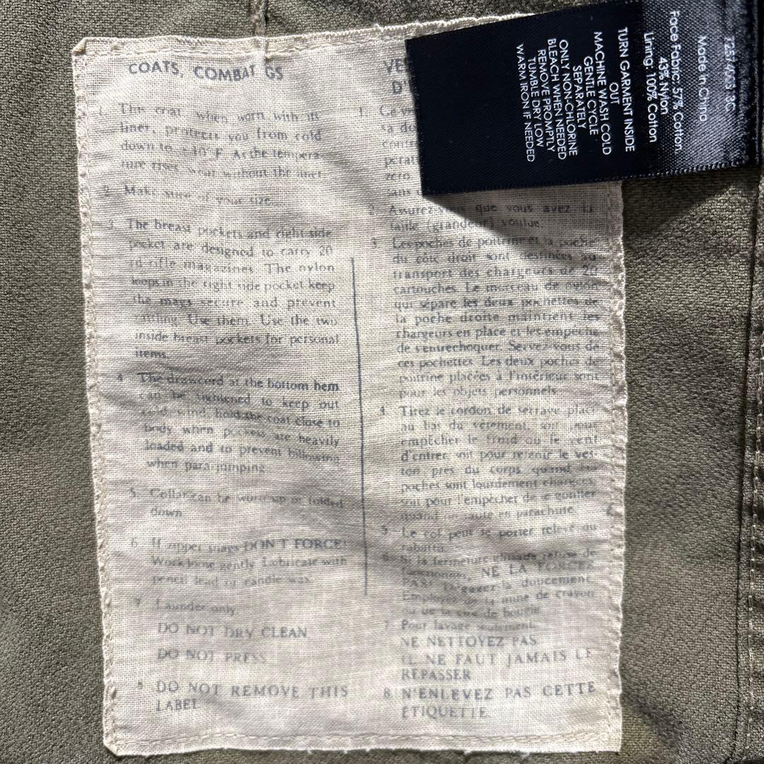 名作　ラルフローレン　コンバットジャケットミリタリー M65 ごま塩 ワッペン