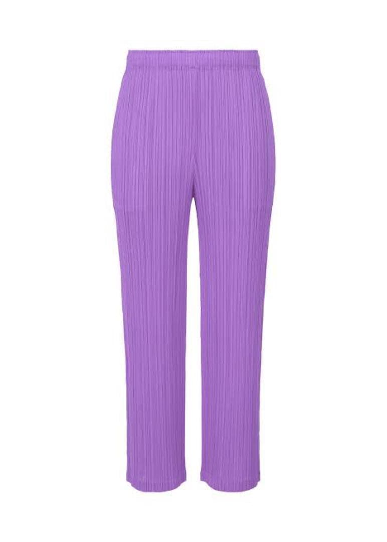 PLEATS PLEASEプリーツプリーズ中太パンツ紫