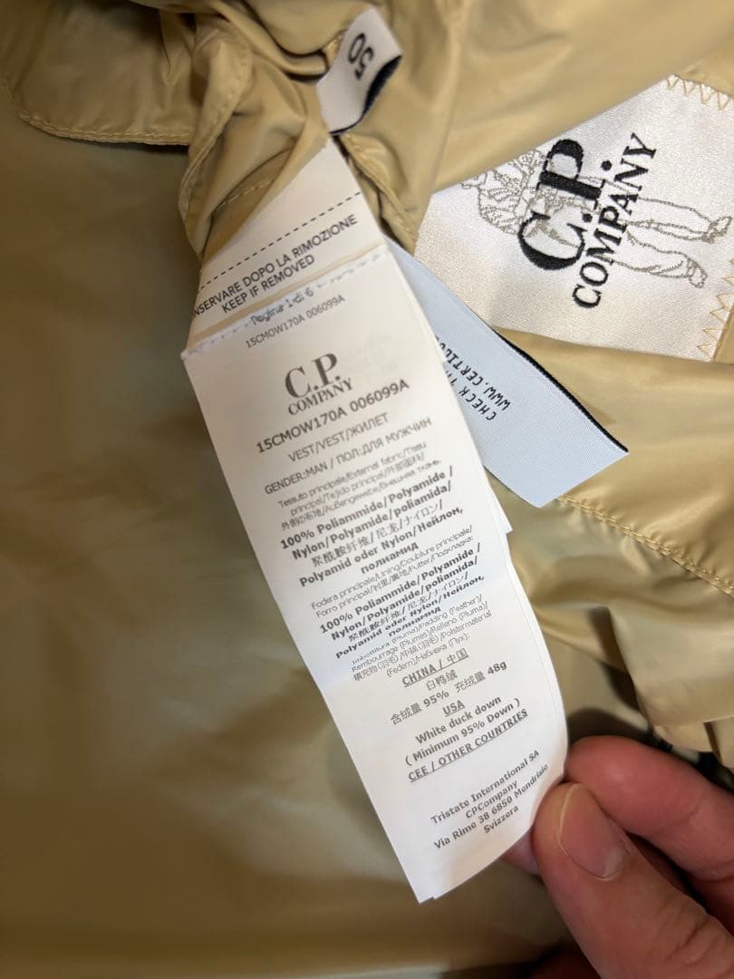 C.P. Company D.D. Shellダウンベスト