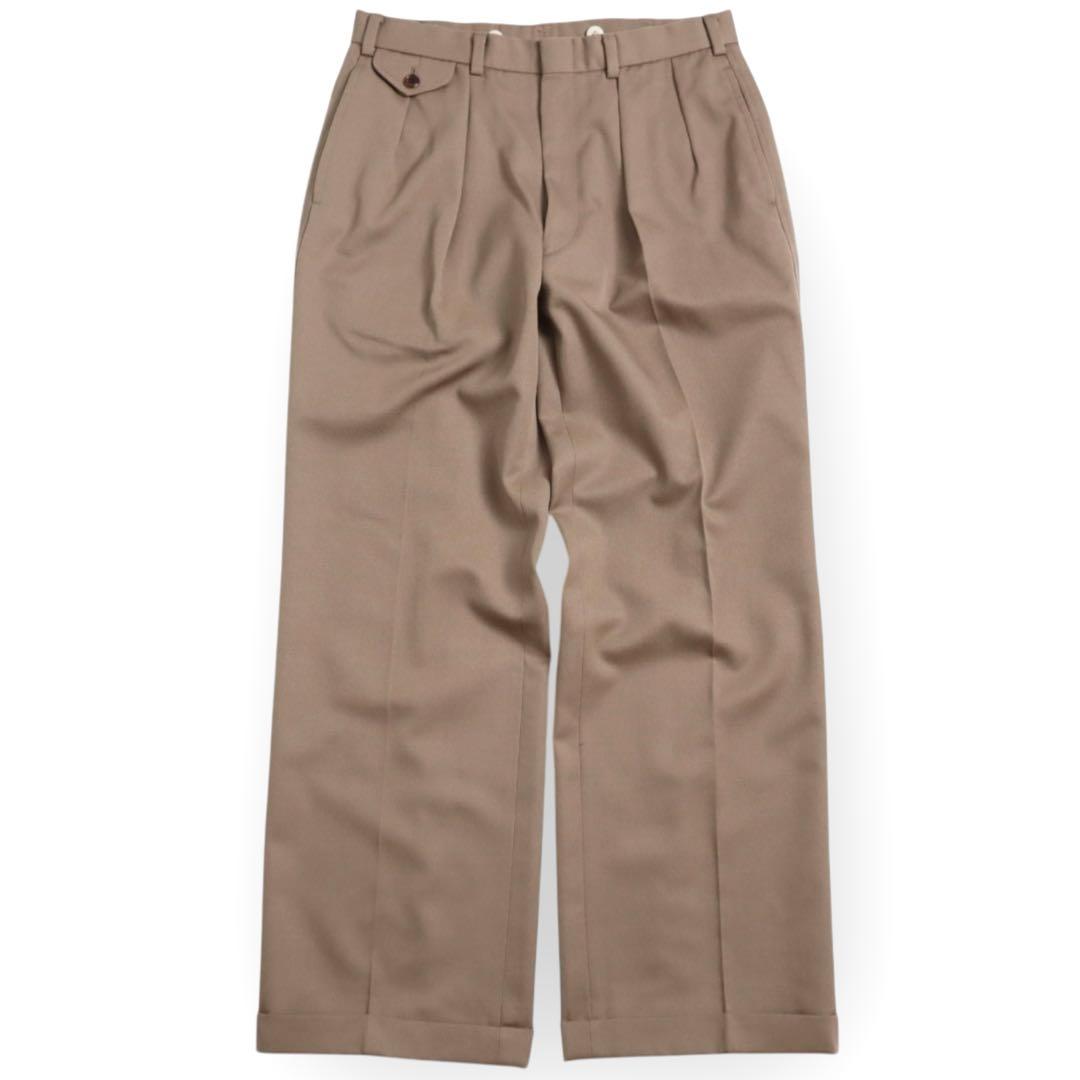 Polo by Ralph Lauren 2タック ウール ワイドスラックス