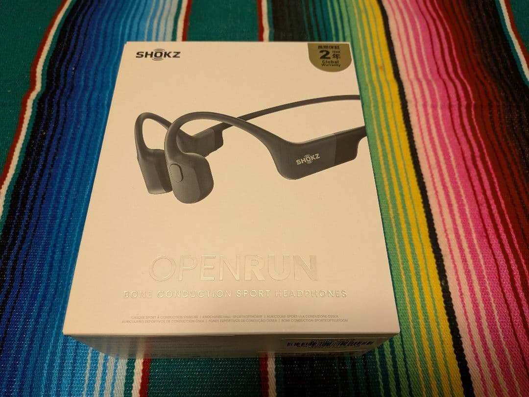 【美品】SHOKZ OPENRUN USB-C 骨伝導イヤホン