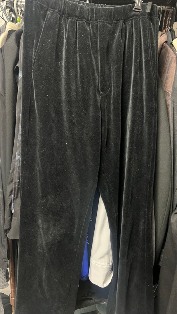 LAD MUSICIAN ベロアパンツ 44 ブラック