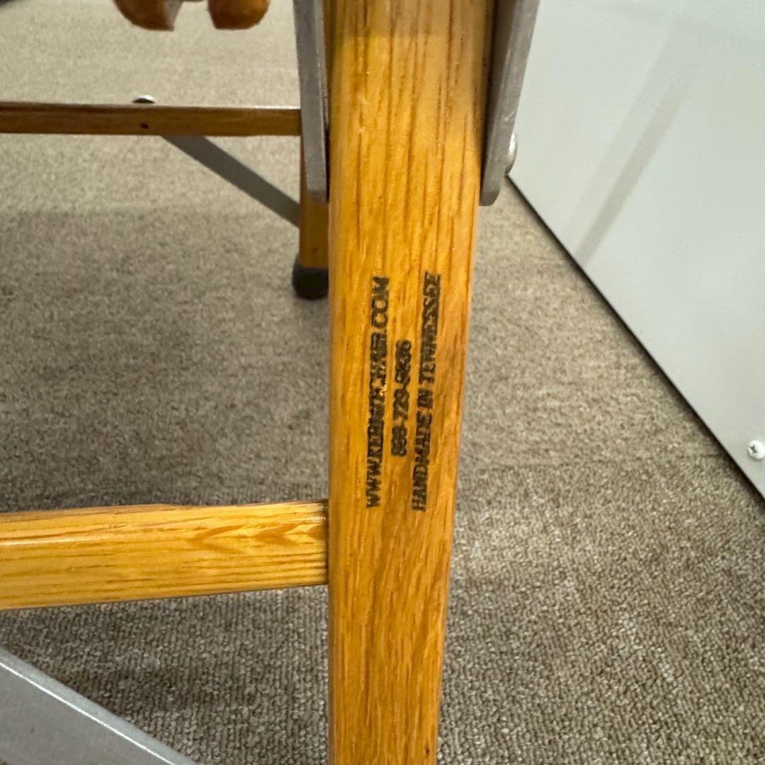 【カーミットチェア】2脚セット 木製折りたたみチェア ブラック