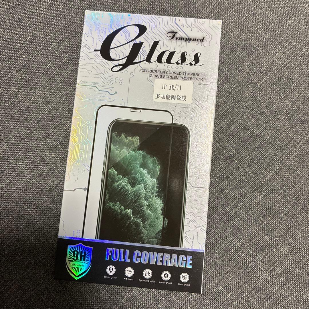 iPhone XR ブルー 本体 256GB 付属品付 予備充電器、保護フィルム