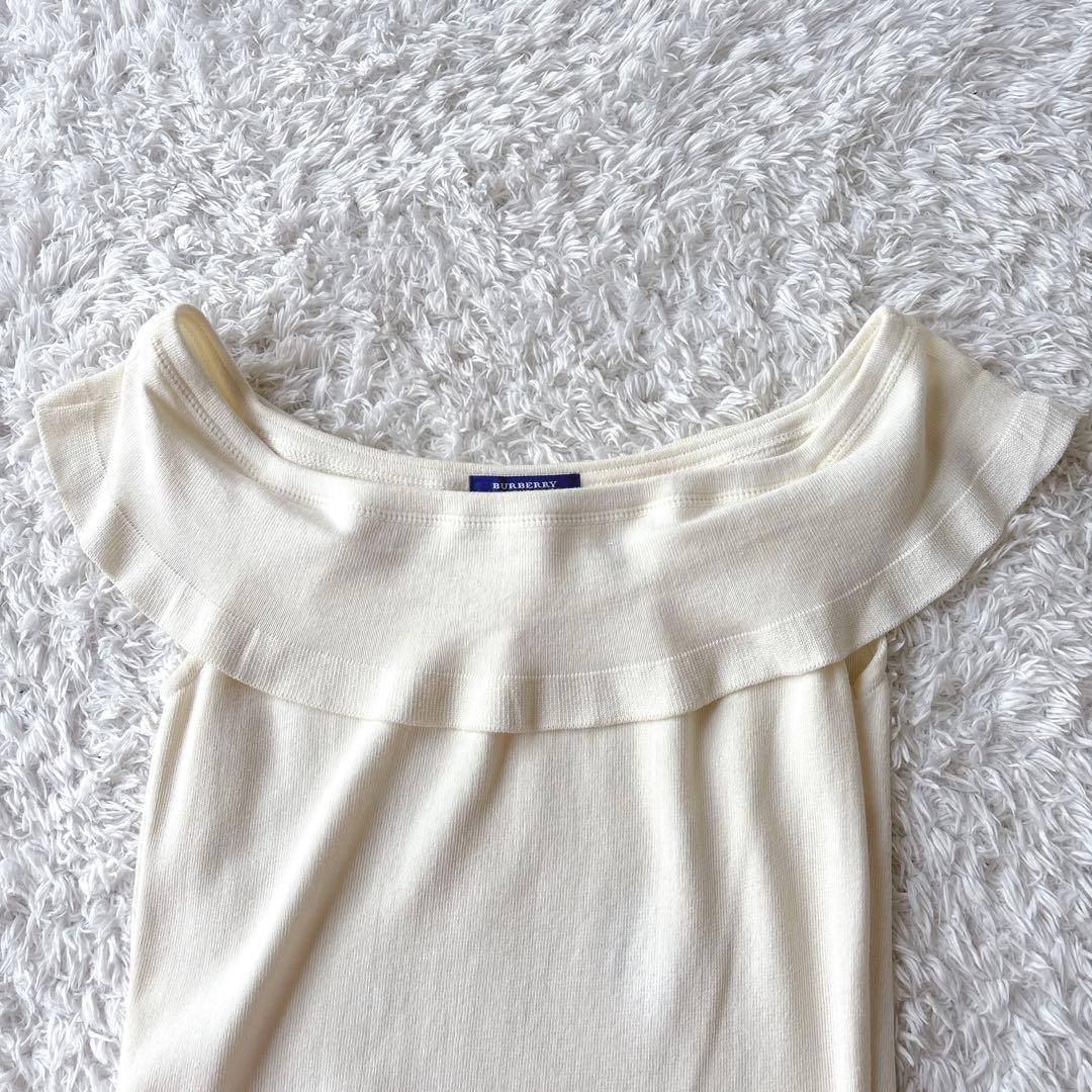 バーバリーブルーレーベル ノースリーブワンピース ノバチェック 切り替え ベルト