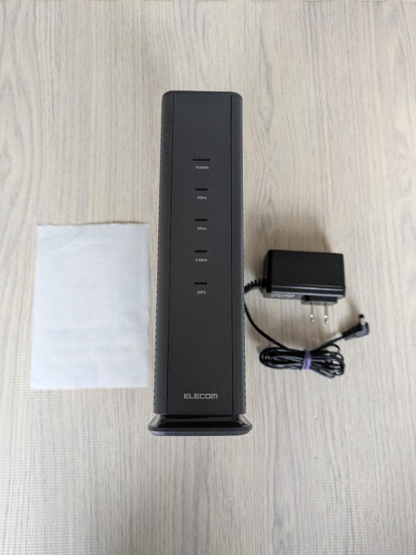 エレコム 無線LAN WiFi ルーター / WRC-XE5400GSA-G