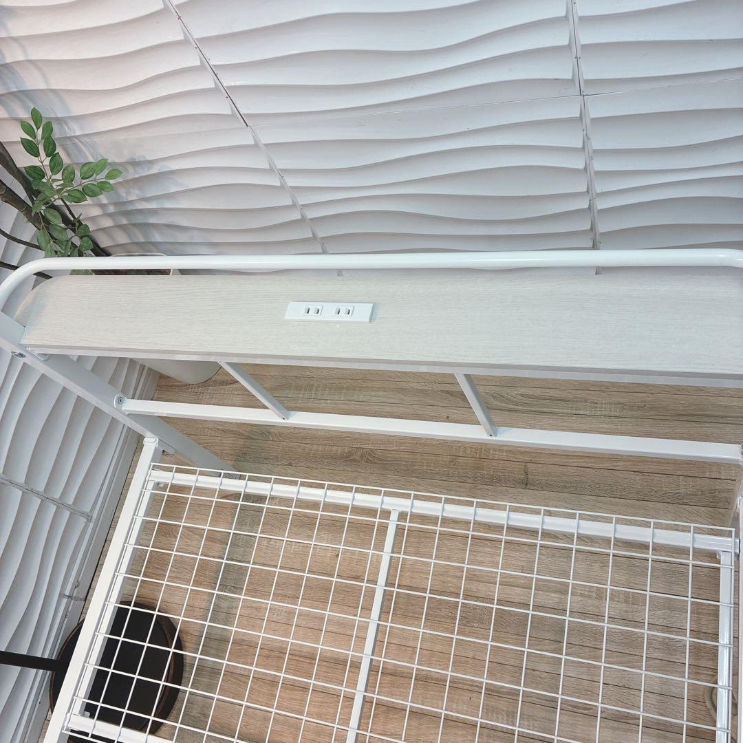 ◇大阪府全域 神戸市 配達料無料◇ニトリ◇バジーナ◇パイプベッド◇シングル◇