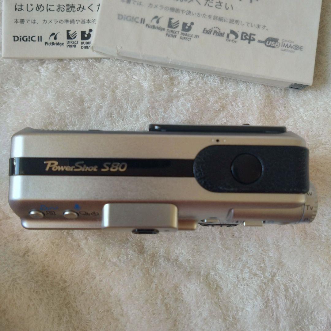 極美品 Canon PowerShot S80 キャノン　CCDセンサー 動作品