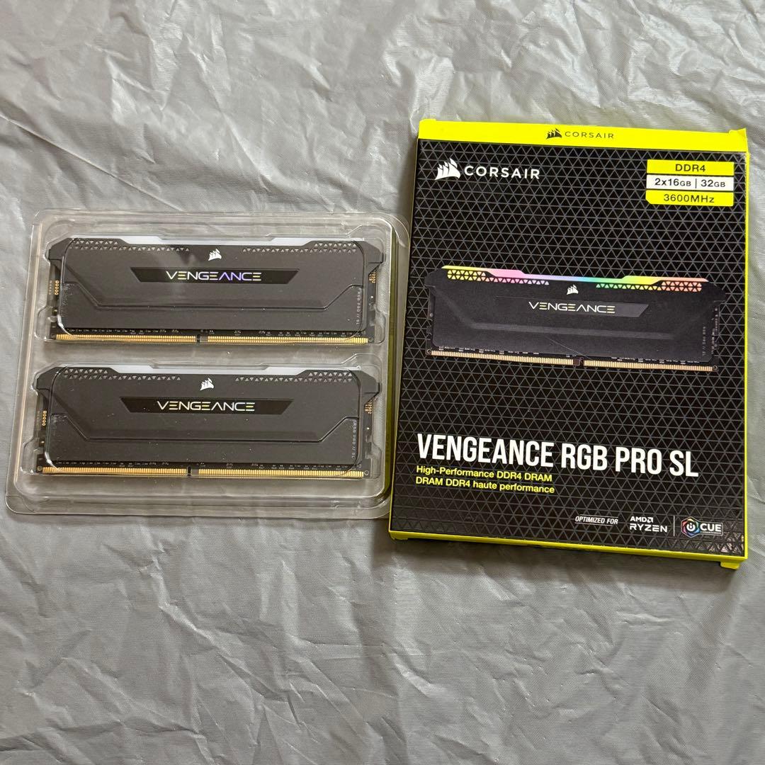 メモリー CORSAIR VENGEANCE RGB PRO SL 32GB 3600