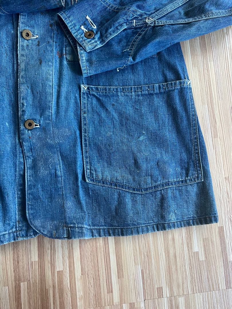 40sヴィンテージ 大戦期Free Land デニム カバーオール