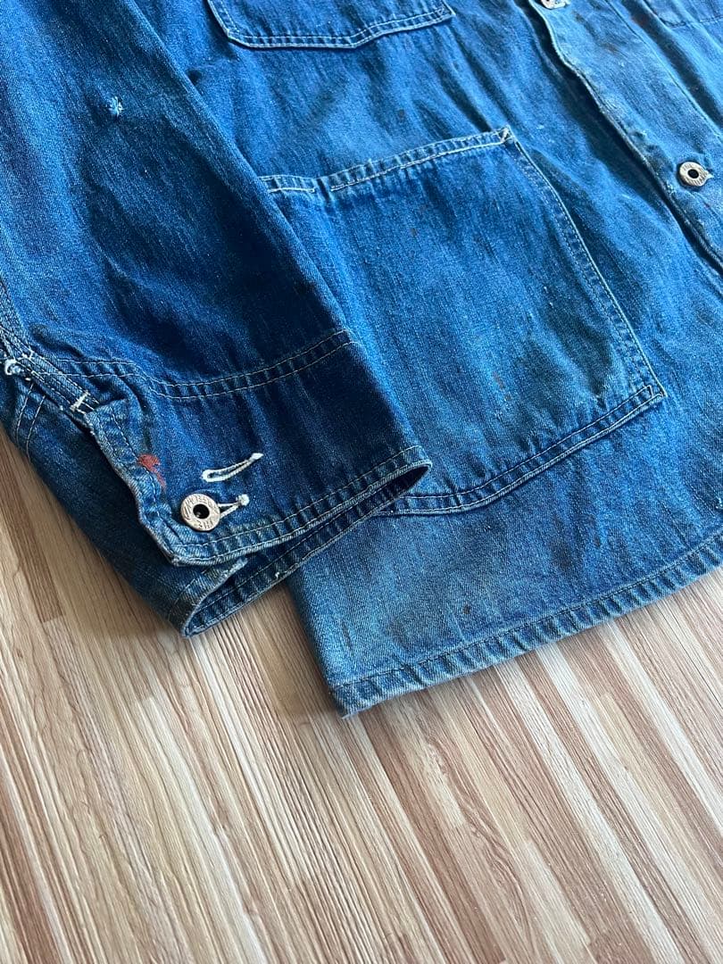 40sヴィンテージ 大戦期Free Land デニム カバーオール