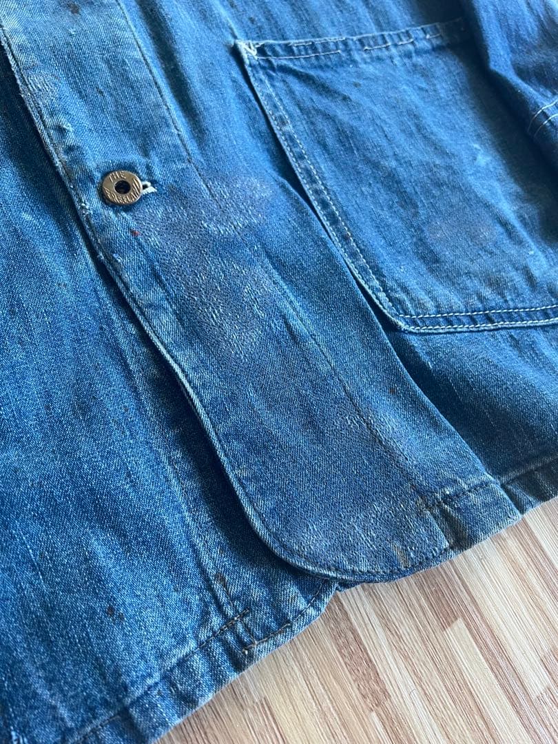 40sヴィンテージ 大戦期Free Land デニム カバーオール