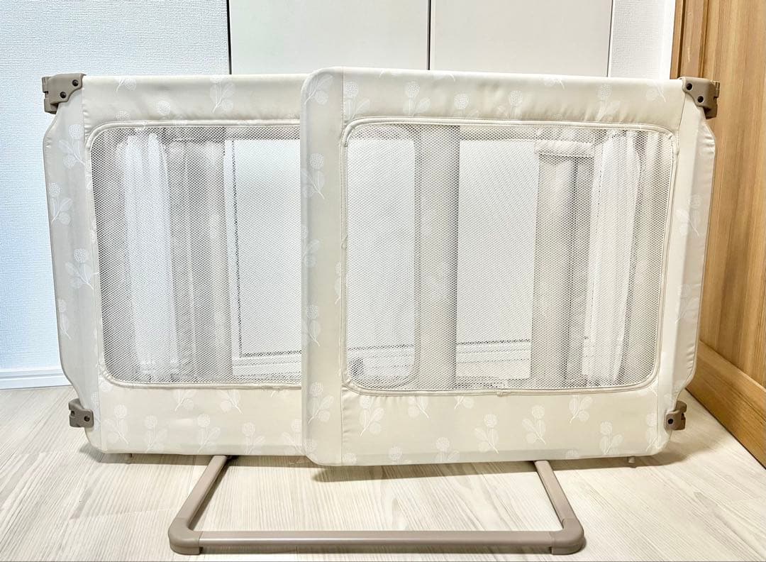 日本育児 おくだけとおせんぼ スマートワイド リーフ柄 ベビーゲート