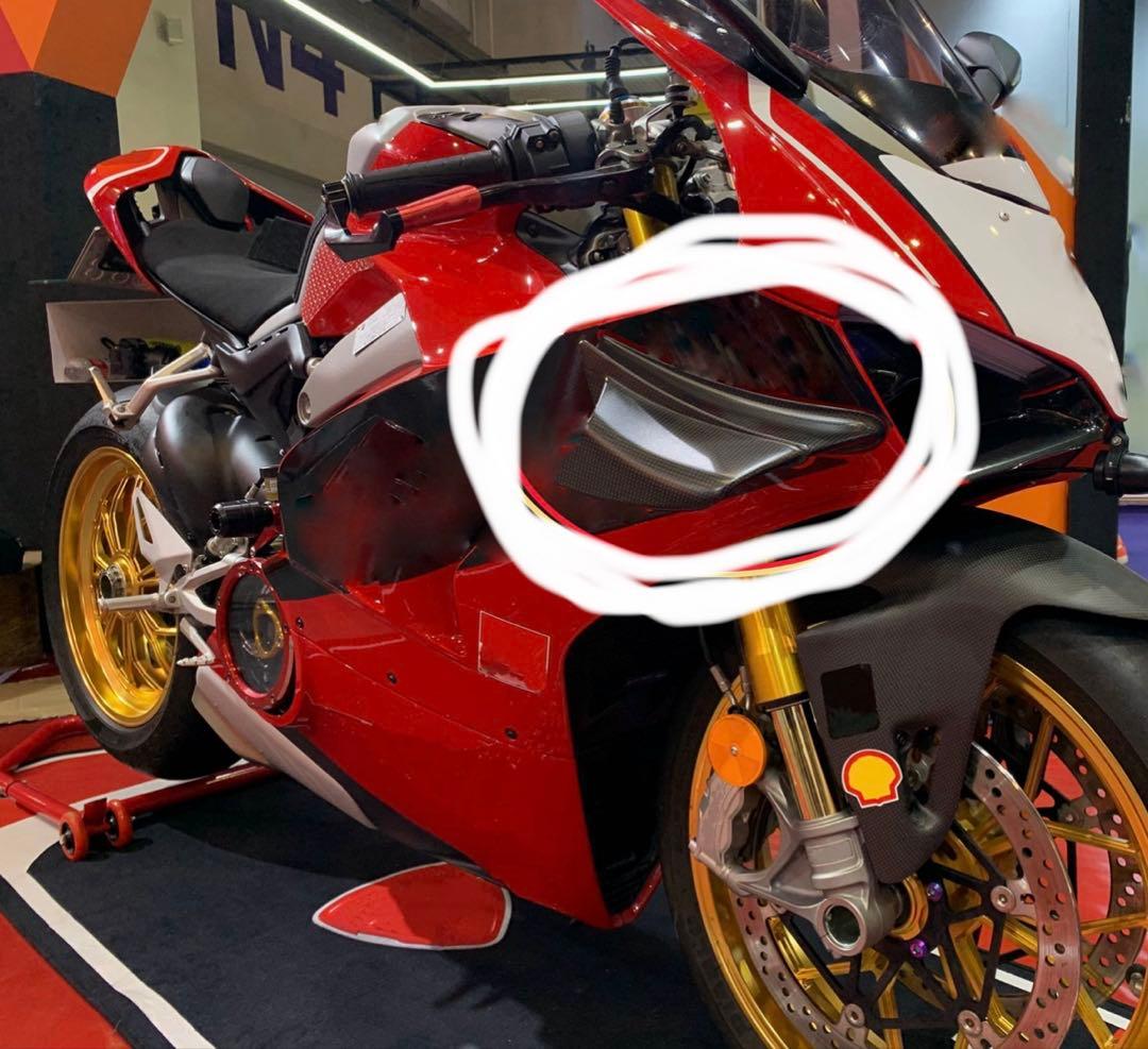 ウイングレット バイクウイング GPスタイル (マットブラック)