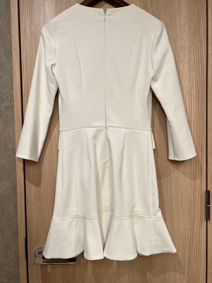 ELISABETTA FRANCHI ロゴ スタッズ クルーネック ミニドレス