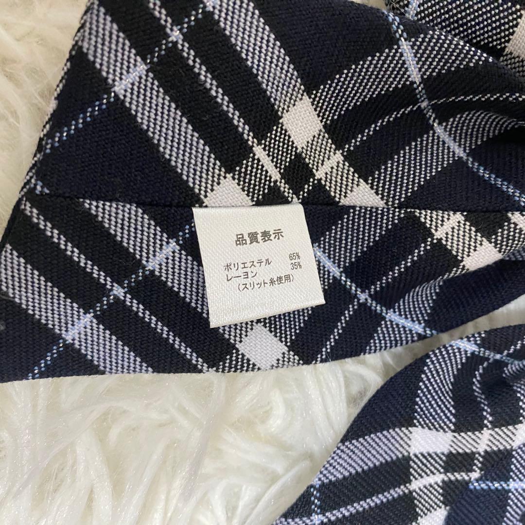 【未使用級】ポンポネット　フォーマル3点セット　ネイビー　150-160cm