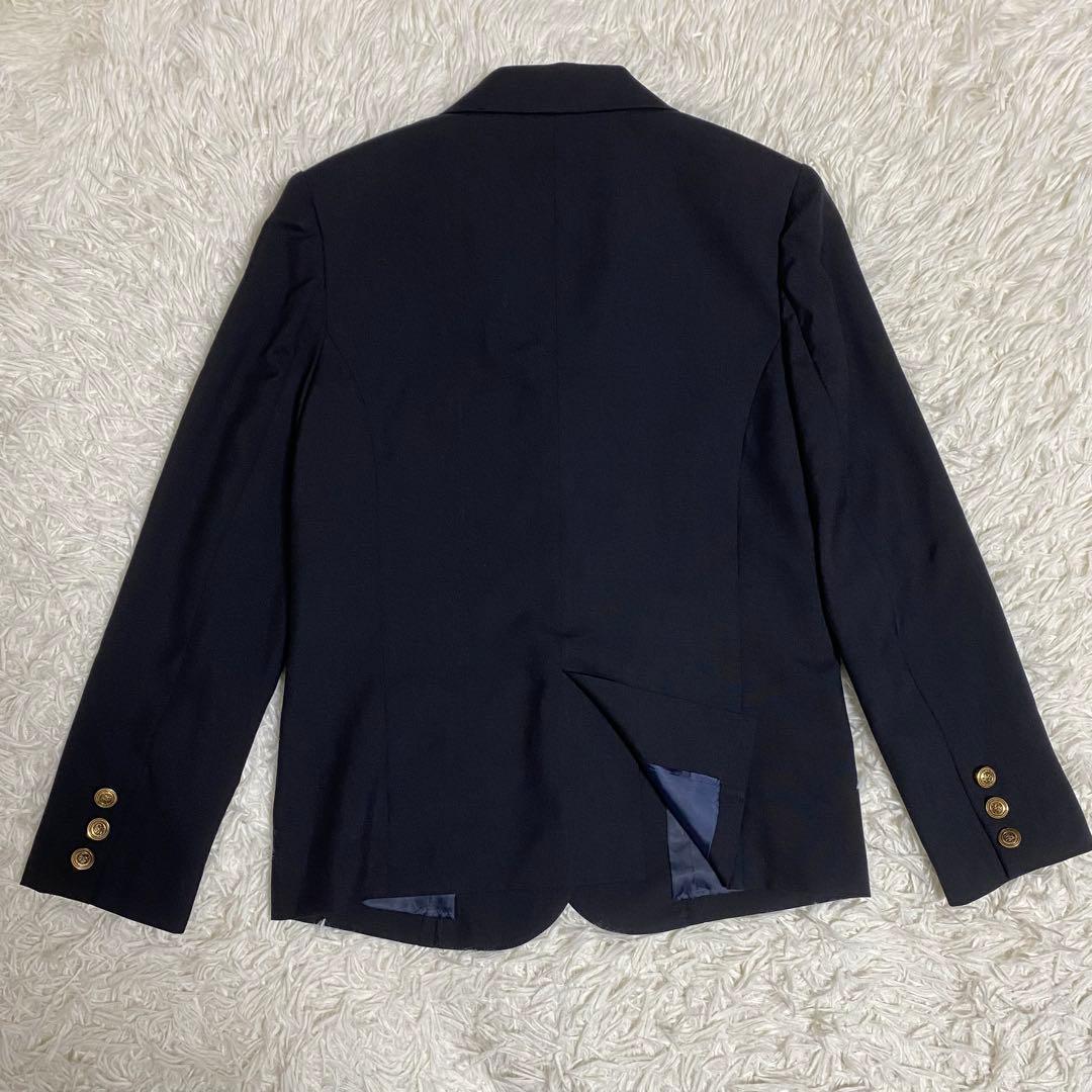 【未使用級】ポンポネット　フォーマル3点セット　ネイビー　150-160cm