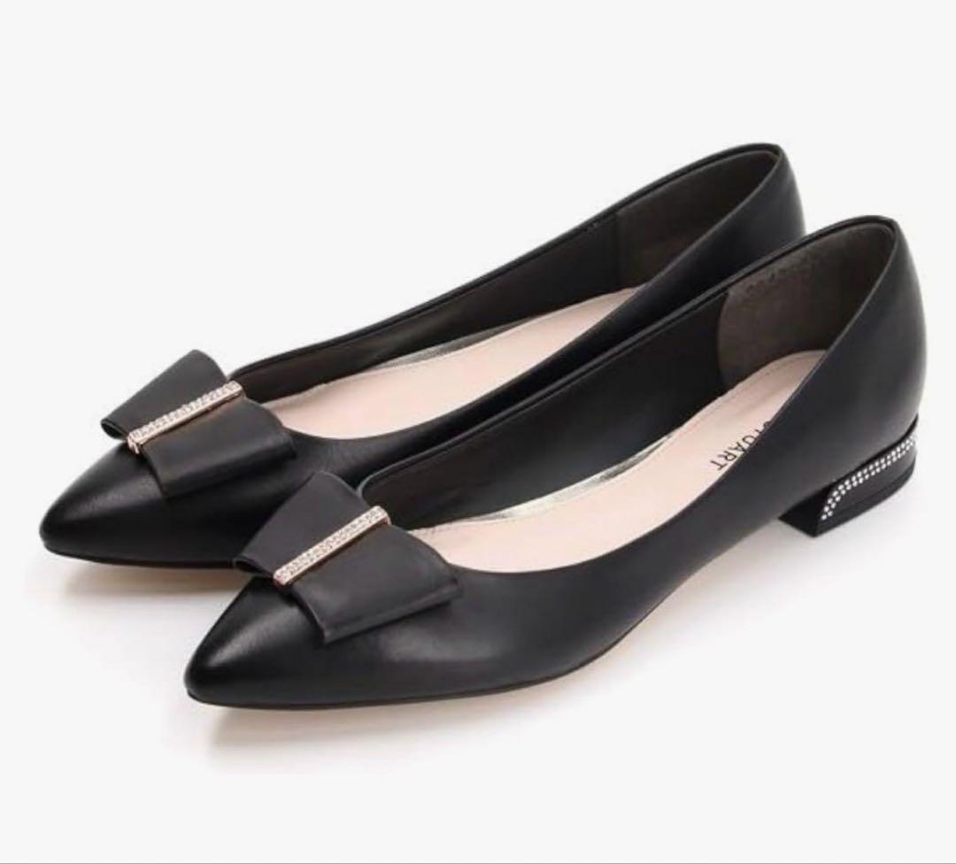 JILLSTUART リボンモチーフカッターパンプス