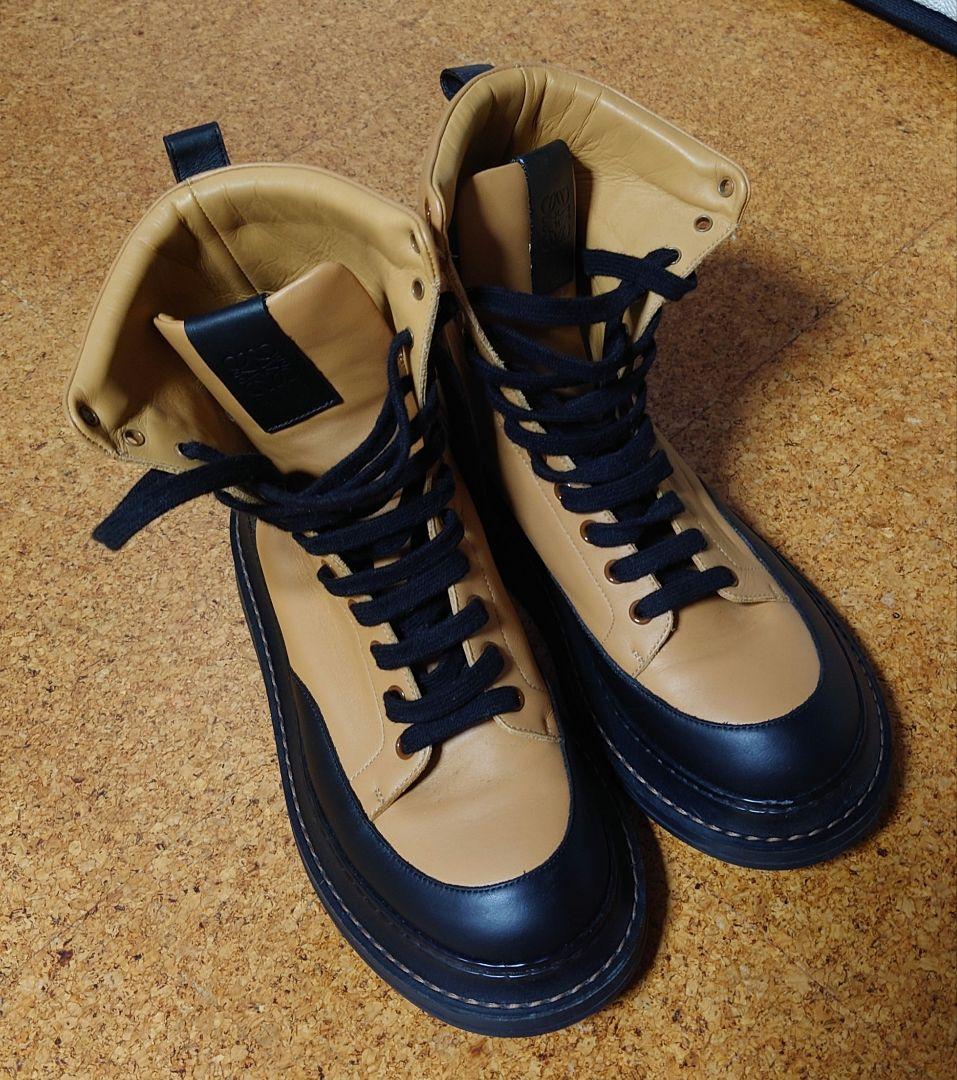 ロエベ　ハイカットレザーブーツ