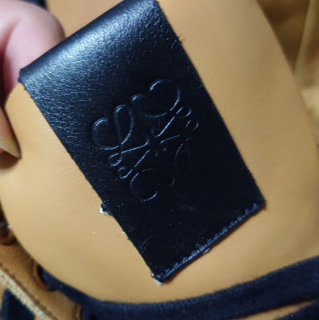 ロエベ　ハイカットレザーブーツ