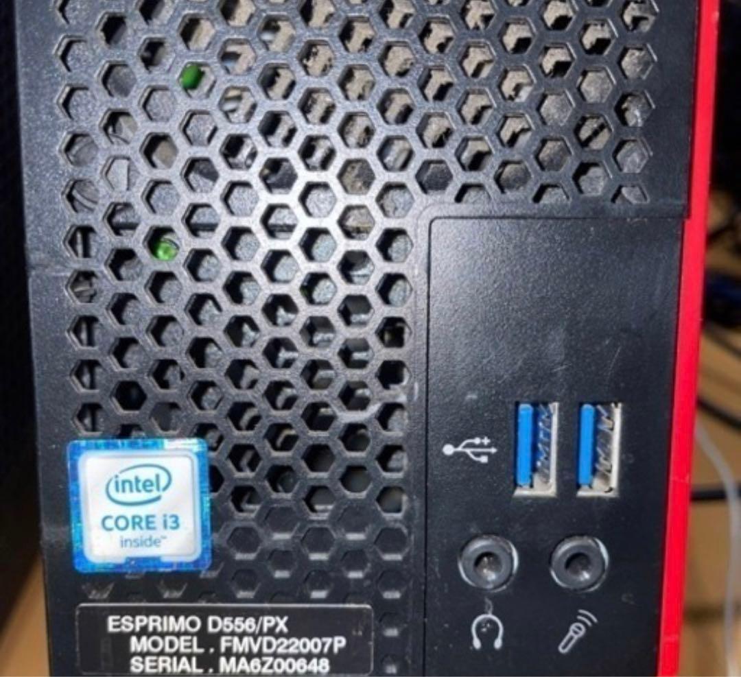 Win11【FUJITSU】core i3-6100 SSD メモリ8GB