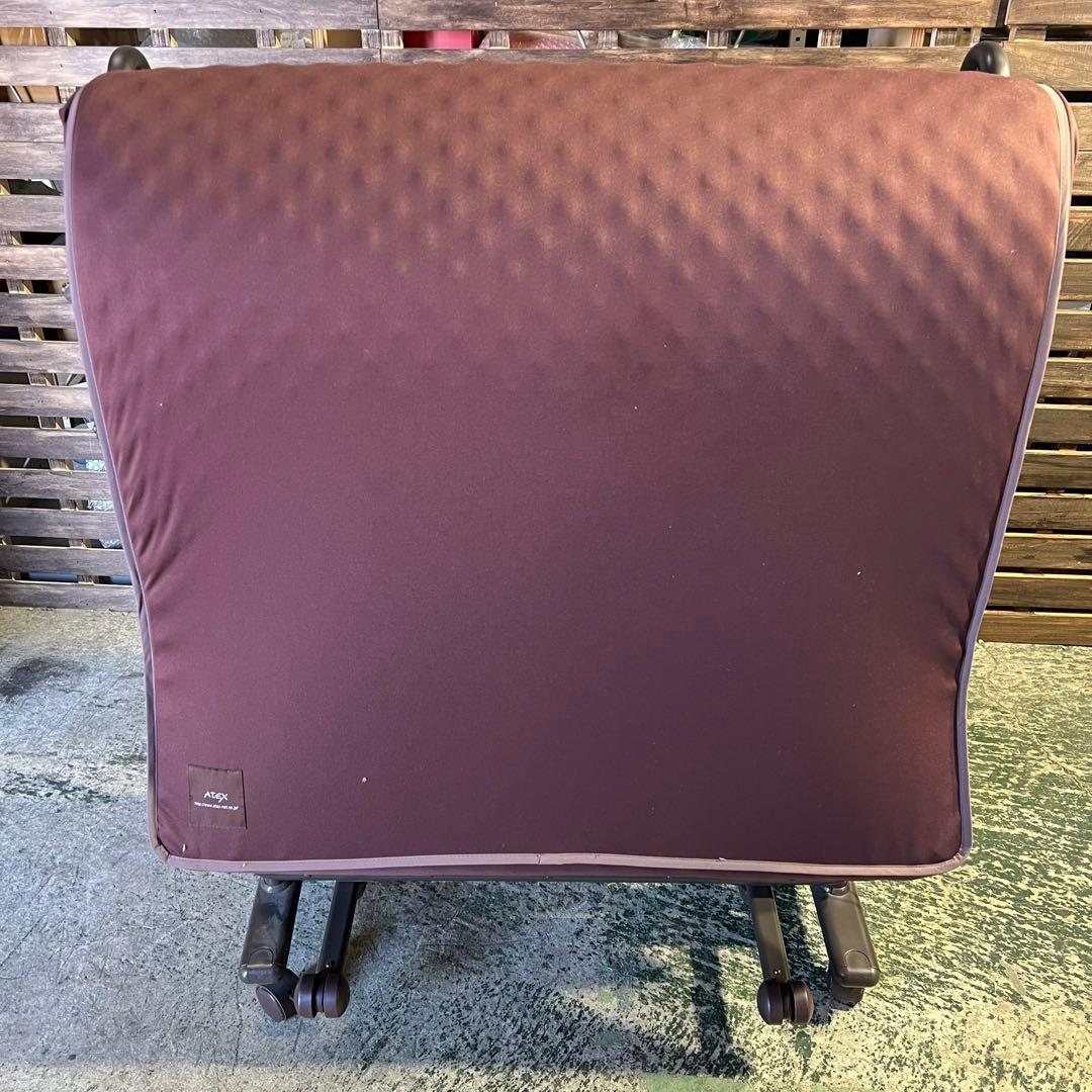 G906⭐︎ ATEXアテックス収納式 電動リクライニングベット 折りたたみ