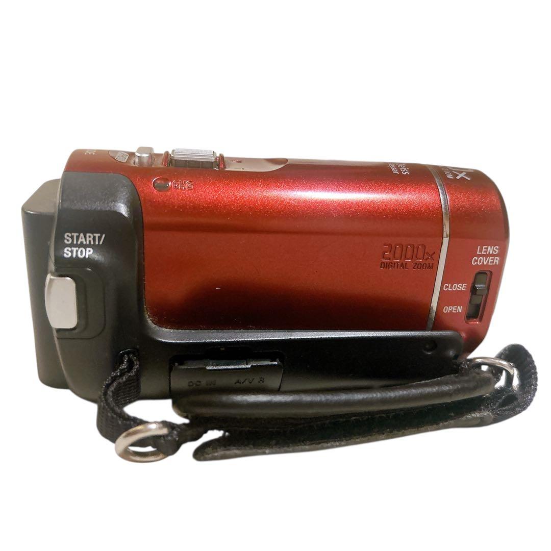 SONY ビデオカメラ HANDYCAM レッド ソニー デジタルビデオカメラ